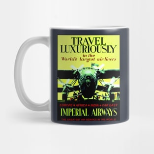 Imperial Airways Flying Travel Print Mug